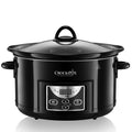 Crock-Pot Schongarer | 4,7 l (bis zu 5 Personen) | programmierbare Zeitschaltuhr | Schwarz [SCCPRC507B]