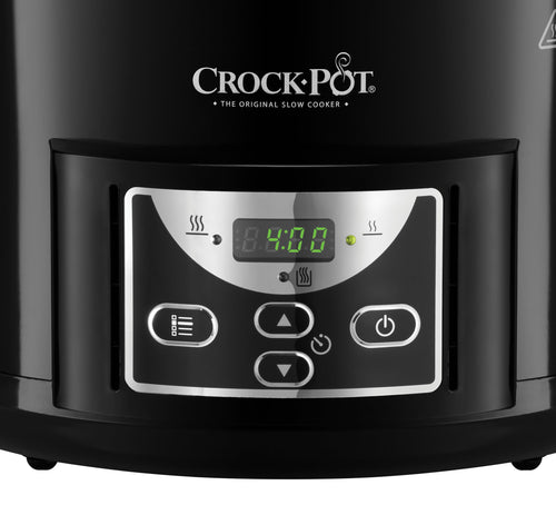 Crock-Pot Schongarer | 4,7 l (bis zu 5 Personen) | programmierbare Zeitschaltuhr | Schwarz [SCCPRC507B]